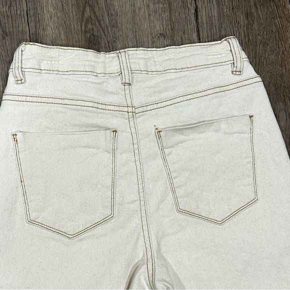 Banjara Cream Flare Jeans for Women Size 0/23 - Picture 7 of 8